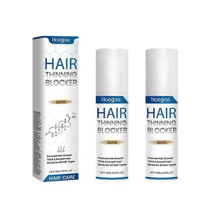 Hårväxt DHT Blocker Spray - Förhindra Håravfall, Stärk och Ge Volym till Håret för Män & Kvinnor, Lämplig för Alla Hårtyper