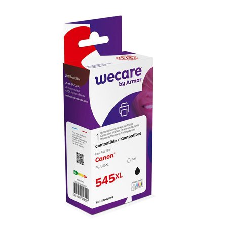 WECARE Återanvänd bläckpatron kompatibel med CANON PG-545XL, 8286B001, svart singelpack - Lyreco - Toner och bläck - Bläckpatroner - Bläckpatroner 