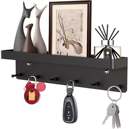 Nyckelställ Med Hylla Självhäftande Nyckelhållare Utan Borrning Modern Key Hanger Key Stor