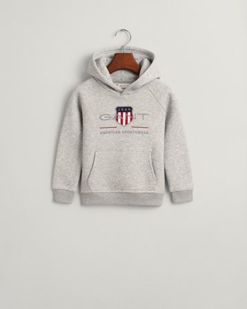GANT Kinder Hoodie (92) Hellgrau