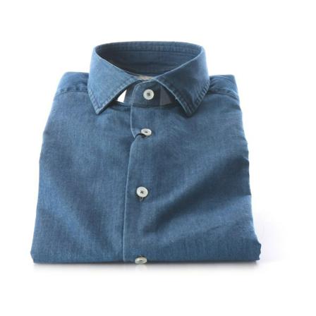 Xacus - Skjortor - Blå - Herr - Storlek: 4xl, Herr, Storlek: 4XL