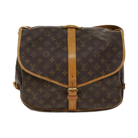 Louis Vuitton Vintage, Pre-owned Shoulder Bags Bruin, Dames, Maat:ONE Size,Canvas