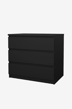 Tvilum - Naia lipasto 3 laatikkoa - Paketti - Musta - Lipastot - - Homeroom