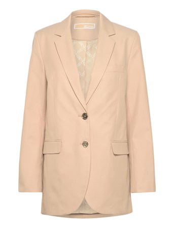 2 Bttn Mensy Blazer Beige Michael Kors