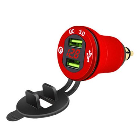 12v-24v Diy Usb-portin ulostulo Din-laturiliitäntä Tigerille Ducatin moottoripyörälle