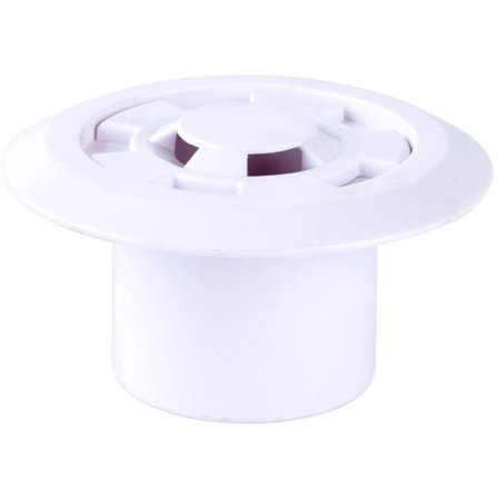 Pool afløb, plast pool vand overløb udløb inline rengøring port pool spildevand udløb spild dræner pool afløb tilbehør, rund, Ø50mm