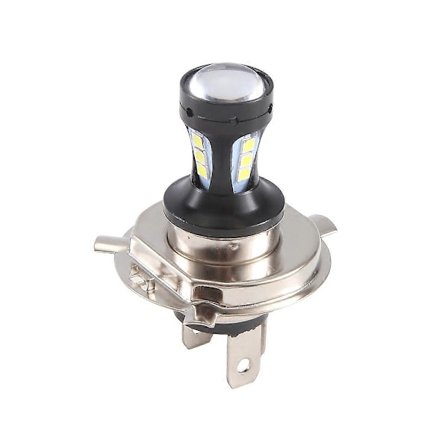 H4 Motorcykel 3030 LED Hi-Lo Beam Forlygte Pære 6500K 12-24v