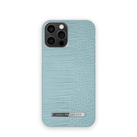 Atelier Case iPhone 12 / 12 Pro Soft Blue Croco