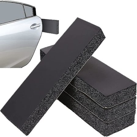 6 kpl itseliimautuva autotallin seinäsuoja vaahtomuovilevy autotallin suojaus portiere musta autotallin seinäsuojapaneelit pysäköintihalliin, 30