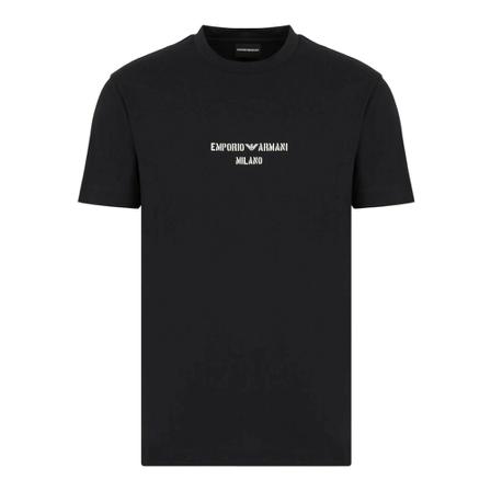 Emporio Armani, T-Shirts Zwart, Heren, Maat:XL