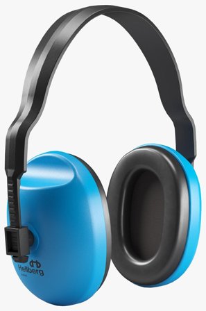 Hellberg Junior Kuulosuojain sis. päälakisangan sininen, Kuulosuojaimet