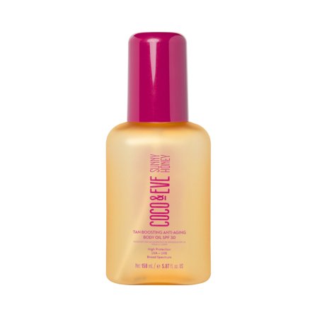 COCO & EVE Tan Boosting Anti-Aging Body Oil SPF30 150ml - Olio solare corpo alta prot.