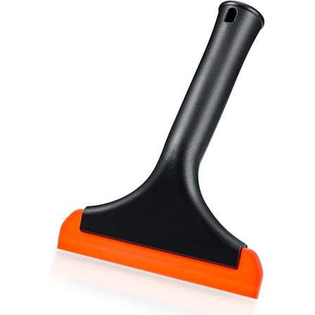 Dusjskrape, silikongummiskrape med 15 cm blad og 19 cm håndtak, bilvindusskrape liten skrape