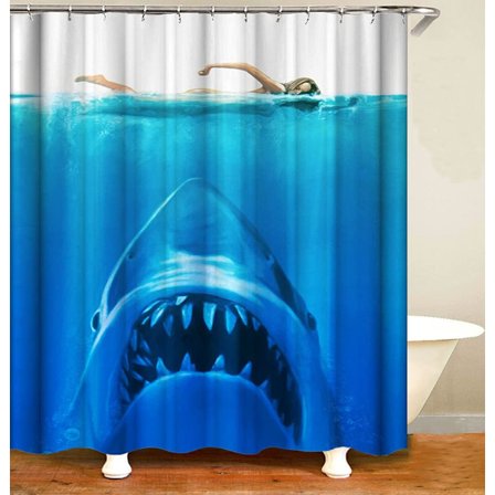 Jaws duschdraperi haj
