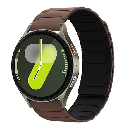 20mm 22mm 18mm Silikon Magnetisk Loop armband för Samsung Galaxy watch 7/6/5 active 2 amazfit armband HUAWEI watch GT 2e 3 band