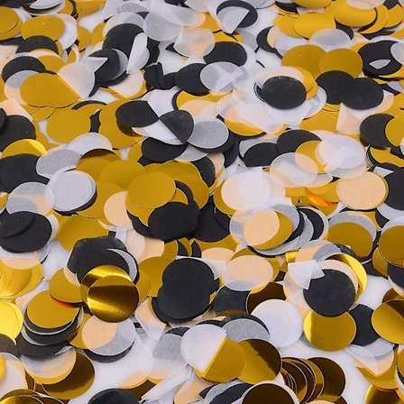 Runda konfetti, 6000 st bordsdekoration 2,5 cm papper och folie bordsdekoration för förpackningspresenter bröllop födelsedag Alla hjärtans dag 