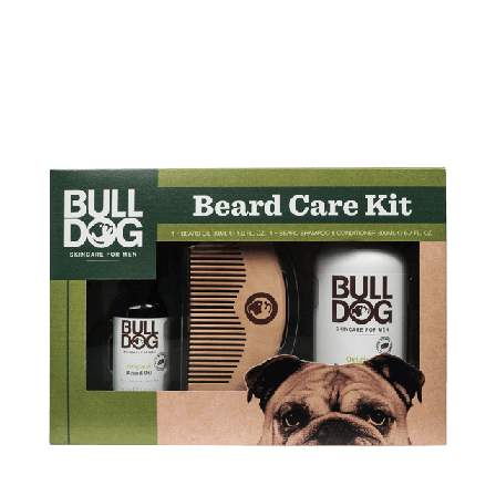 Bulldog Original Beard Care Kit Presentaskar & set Herr 100+150+125 ml