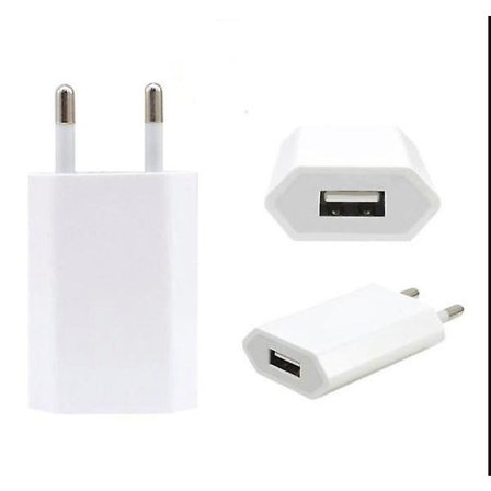 3-pack Laddare kompatibel med iPhone / Samsung 5V / 1A och andra Vit