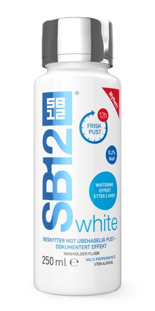 SB12 White munnskyll 250 ml