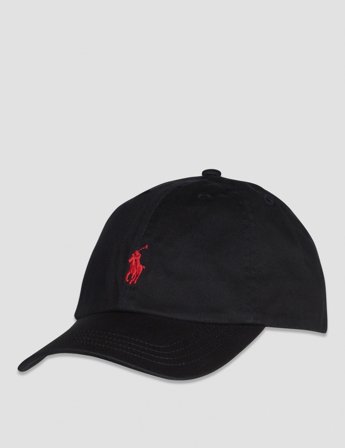 Polo Ralph Lauren The Iconic Cotton Chino Ball Cap Schwarz Caps Jungen - Kids Brand Store