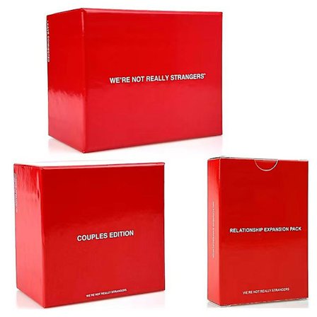 Engelsk Version Vi Er Ikke Rigtigt Fremmede Er Ikke Et Fremmed Spil Par Kort Brætspil 3 Versioner