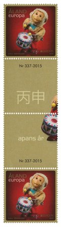 Åland - EUROPA 2015 - Gutterpair postfrisk