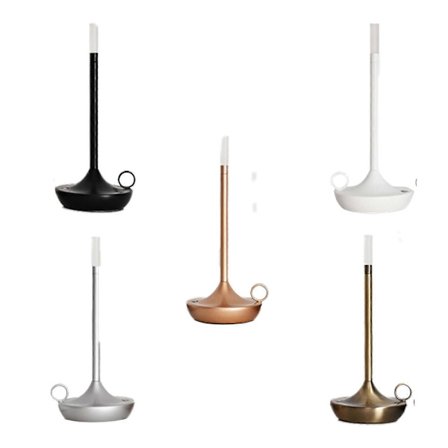 Ladattava langaton kosketuslamppu retkeilykynttilä luova lamppu ladattava USB-C pöytälamppu-lingling}