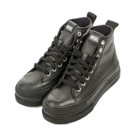 Diesel, S-Jomua Black Booties Zwart, Dames, Maat:36 EU,rubber