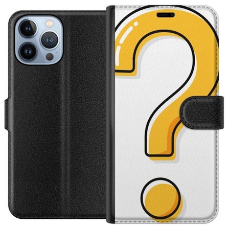 Yhteensopiva Lompakkokotelo Apple iPhone 13 Pro Max Kysymysmerkki