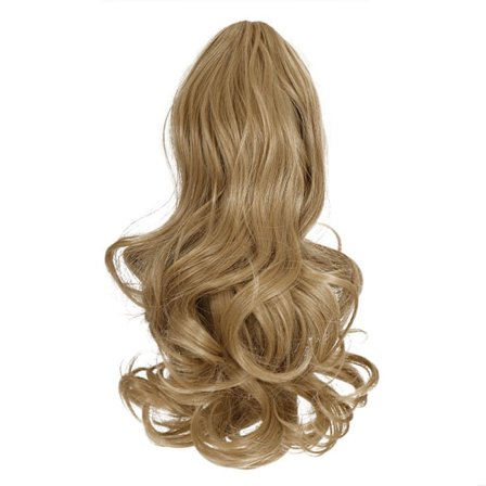 Golden Wavy Clip-in Ponytail -hiustenpidennys