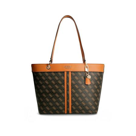 Guess Noelle Shopper Brun, Dame Håndtasker, Størrelse: ONE Size