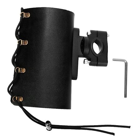 Justerbar Motorcykel Flaska Dryckskoppshållare Vatten Dryck Monteringsställ (svart)