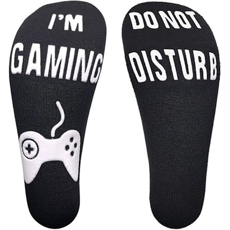 Morsomme sokker som gave til bursdag eller jul, morsomme sokker til midt på leggen