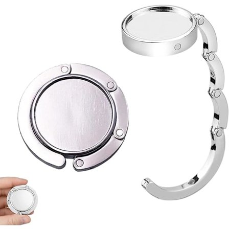 2 käsilaukku koukkua - metalliset taittuvat laukkukoukut - laukkupidike