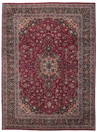 Medallion Large Mashad Rug 295X395 Wool