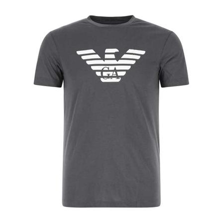 Emporio Armani, T-Shirts Grijs, Heren, Maat:M