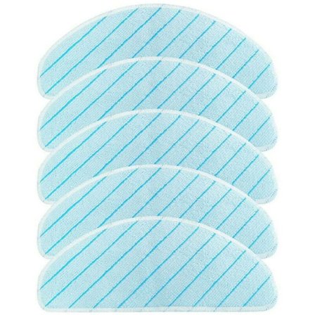 For Deebot Ozmo T8 T8 Max T9 Max Vaskemaskin Rengjøring Vaskbar Mopp Pad Mopp Kluter (5 Stykker)