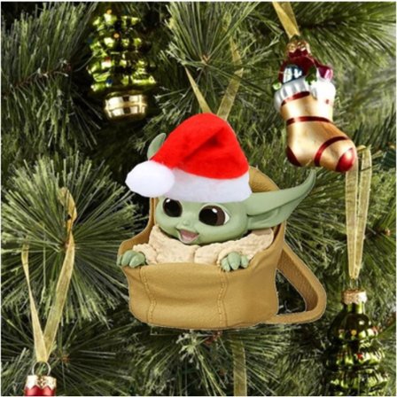 Julepynt Baby Yoda Dekorasjon Hengende Julefestrekvisitter