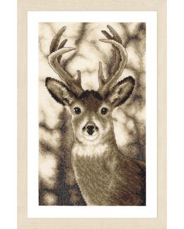 Stickpackung Bild Hirsch