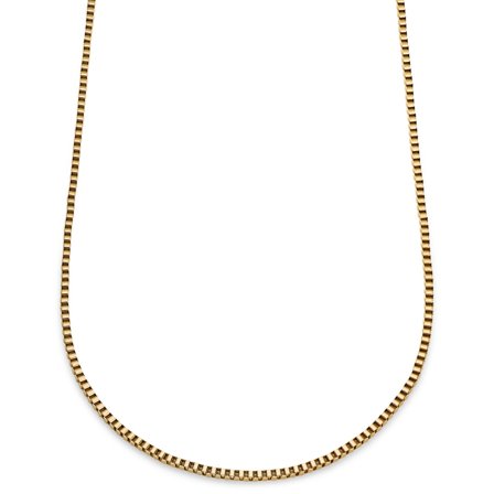 Essentials | Collar de cadena de caja cuadrada dorado de 3 mm para hombres - Collares de cadena