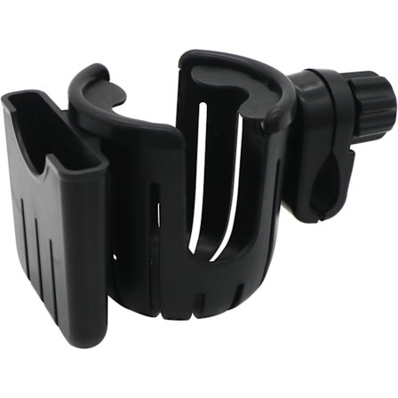 Pyörätuolin mukiteline puhelintelineellä, rattaiden mukiteline pyörätuolille, pyörän mukiteline 2-in-1 mukin puhelinteline