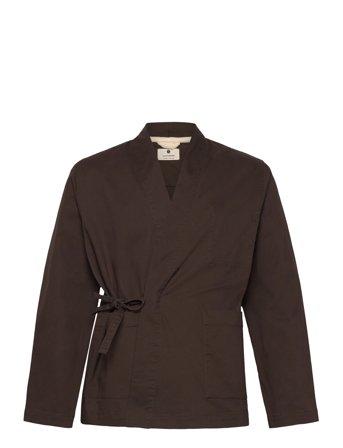 Anerkjendt Akjesper Kimono Overshirt - Brown - S