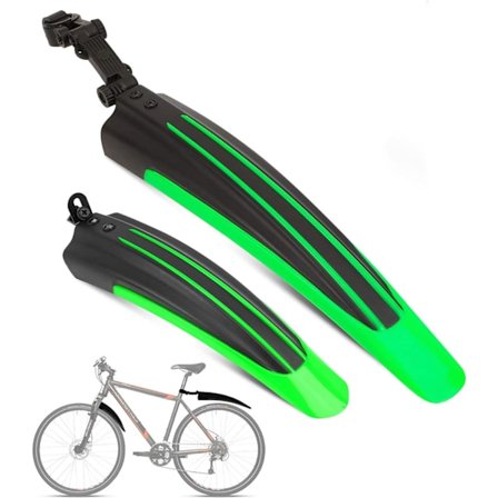 Sykkelskjermer foran og bak, justerbare, enkle å montere, passer til 20"/22"/24"/26"/700cc MTB BMX terrengsykkel landeveissykkel