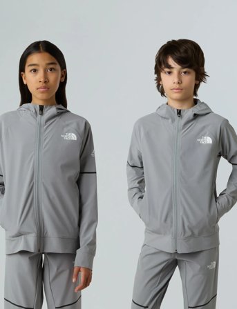 The North Face Teen Mountain Athletics Woven Jacket - Grey - 120-129