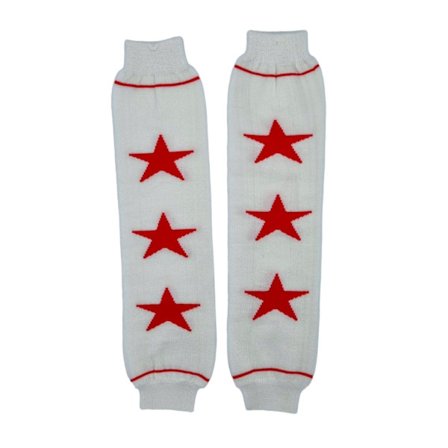 Benvärmare röda stjärnor