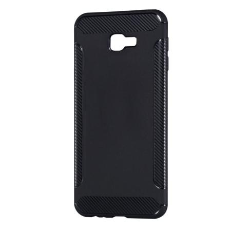 Hiilikuituinen mattapuhelinkotelo Samsung Galaxy J4 Plus - Musta Black