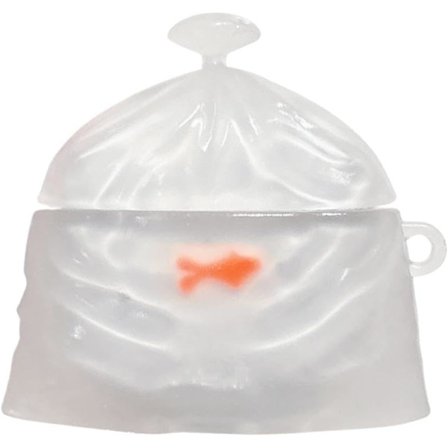 Etui til AirPods 4, Kreativt Guldfisk Øretelefon Etui, Sjovt Etui Cover til Airpods 4. Generation Beskyttelsesetui