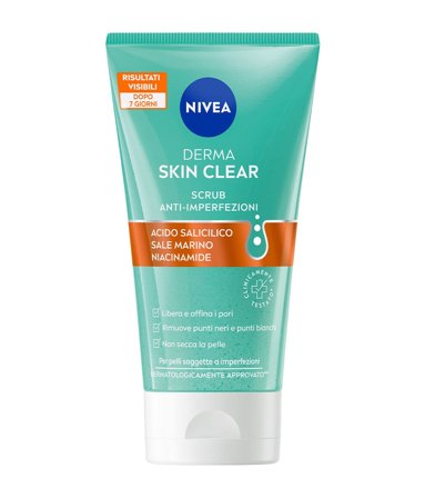 Nivea Derma Skin Clear Scrub Viso Anti-imperfezioni Per La Cura