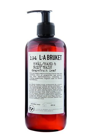 L:A BRUKET 194 Hand & Body Wash Grapefruit Leaf 450 ml, Skincare, Håndpleje, Håndsæbe