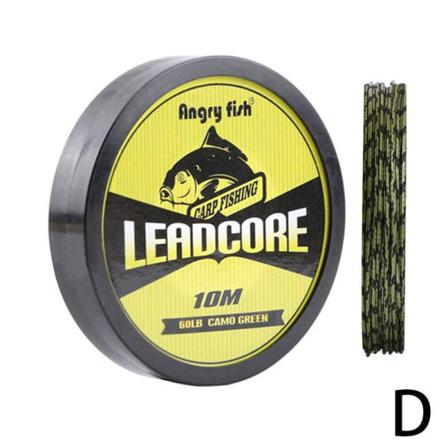 10m Lead Core Carp Fishing Braid Line 25lb / 35lb / 45lb / 60lbs